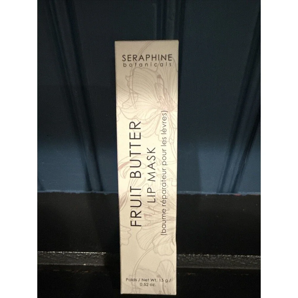 Seraphine Botanicals Fruit Butter Overnight Lip Mask 0.52 Oz SEALED Full Size